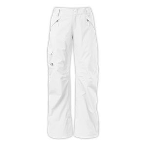Women’s North Face White Insulated Ski Pants